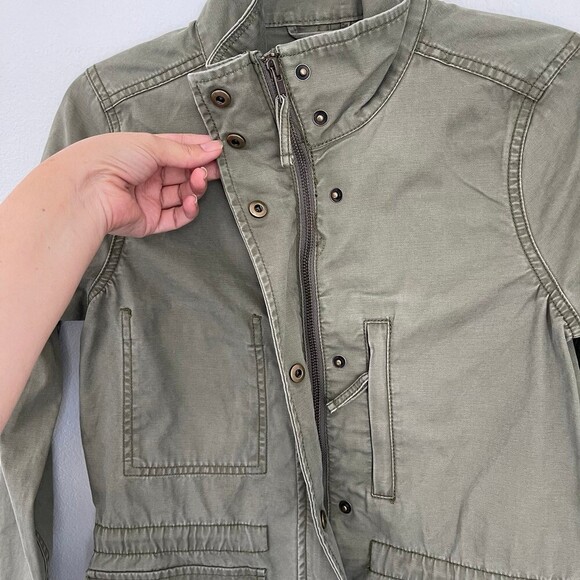 Madewell Military Utility Jacket Army Green. NWT Size XS - Picture 3 of 12